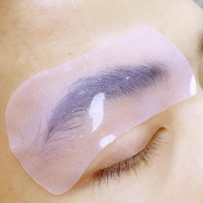 Brow Perm Patch Silicone Lash Lift Shield Mate Self Sticky Eyebrow Lamination Cover Tool Gel Eyebrow Perming Pads Soft Patches Self-Adhesive Reusable Brow Lifting Pad Laminate Brow Lift Rapidly