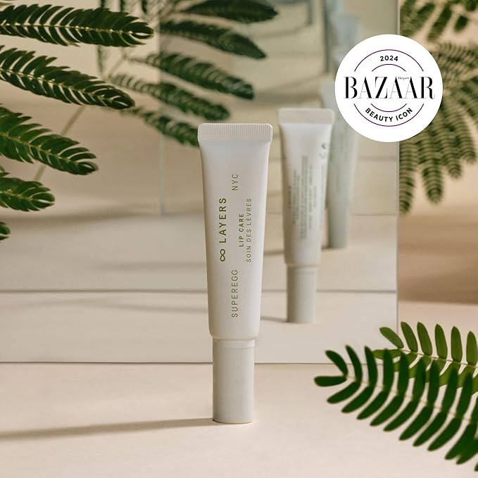 SUPEREGG ∞(Infinite) Layers Lip Care: For a plump and softer lip. Lip balm with Camellia Oil and Hyaluronic Acid. 10 G / 0.35 OZ