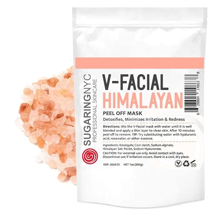 Vajacial Mask Himalayan Salt with Himalayan Salt Elements V-Facial by Sugaring NYC 7oz 200g