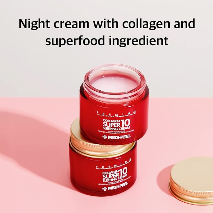 [MEDI-PEEL] Collagen 10 Sleeping Cream 70ml | Collagen cream | Sleeping cream | moisturizing cream | soothing cream |