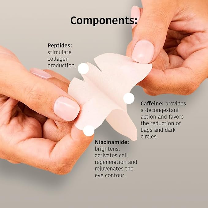 Eye Mask Patches (5 pairs) + Phyto Retinol Face Masks (5 masks) -Skin Care Mask with Bakuchiol & Eye Mask with Caffeine, Niacinamide, Reduces Wrinkles, Baggy Eyes and Puffiness -Total Bundle 10 pieces