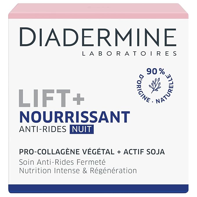 Lift+ Nutrition Regenerating Anti-Wrinkle Night Cream with Pro-Collagen & Pro-Lipids 50ml by Diadermine