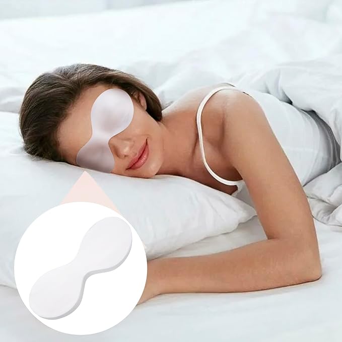 100 Sheets Disposable Eye Care Mask, Non-Woven Cotton Eye Pads for DIY Skincare, Clear Eye Mask Paper Beauty Sheets for Beauty Salon & Home Spa Use