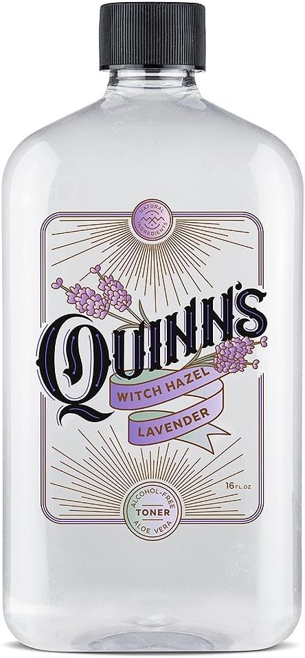 Quinn’s Alcohol Free Witch Hazel with Aloe Vera 16 Ounce (Lavender)