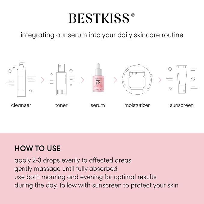 Dark Spot Remover for Face: 75% Peach + 5% Niacinamide + 4% Centella Asiatica Brightening Hydrating Face Serum with Ceramides Hyaluronic Acid - Vegan Paraben Fragrance Free Cruelty Free 30mL