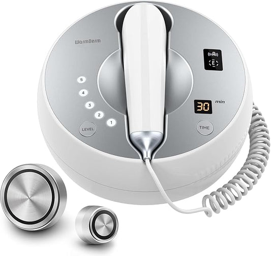 Skin Firming Facial Device, Professional Home Beauty Device for Face and Body, 5 Energy Levels - Salon Results