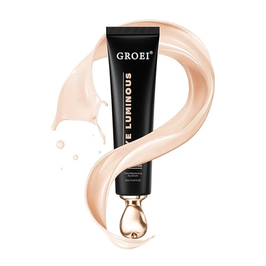 Luminous Eye Corrector Spf 41,Under Eye Corrector For Dark Circles,Undereye Sunscreen & Concealer, Hydrating Serum, Anti Aging Tinted E ye Cream with Peach Undertone