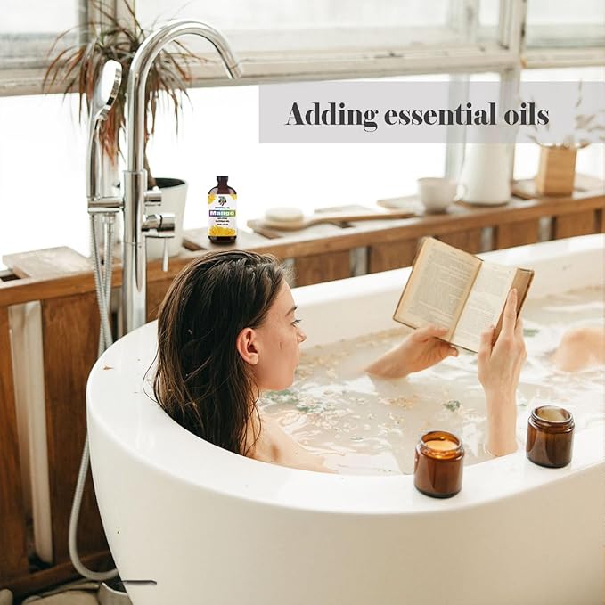 Jasmine Essential Oil (4 oz/120 ml) - Jasmine Oils Used in diffusers, humidifiers, Home Baths, Cleaning Products, Yoga, DIY Soaps and DIY Scented Candles