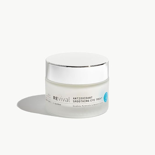 REvival Antioxidant Soothing Eye Treatment - Anti-Aging, Hydrating & Smoothing Fine Lines - Eye Moisturizer with Argan, Jojoba & Aloe for All Skin Types-30ml | 1oz