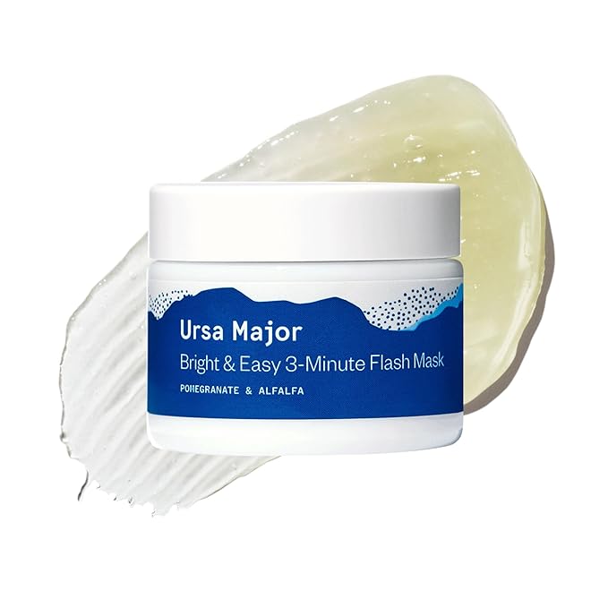 Ursa Major Natural Face Mask | Exfoliates, Brightens and Clarifies Skin | Vegan, Cruelty-Free, Non-Toxic (1.57 fluid ounces)
