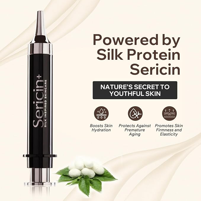 Sericin Intensive Eye-Lift Micro Cream- Targeted Eye Cream with Silk Protein Sericin to Firm & Smooth Skin- Brightening Eye Cream Reduces Puffiness - Wrinkle Remover for Daily Use- 1.7 Fl Oz