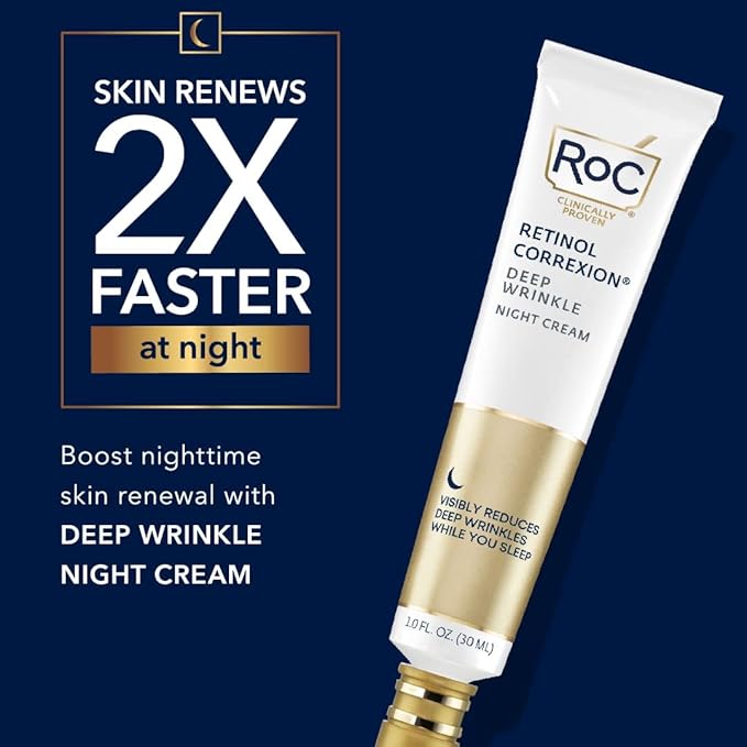 RoC Retinol Correxion Deep Wrinkle Night Cream 1.0 fl oz (30 ml)
