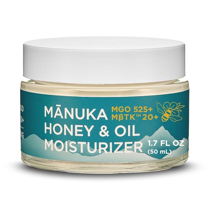 Manuka Honey Moisturizing Face Cream (1.7 Oz) - Face Moisturizer with Manuka Honey & Oil for Dry or Sensitive Skin - Anti-Aging Manuka Honey Cream Facial Moisturizer for Women & Men