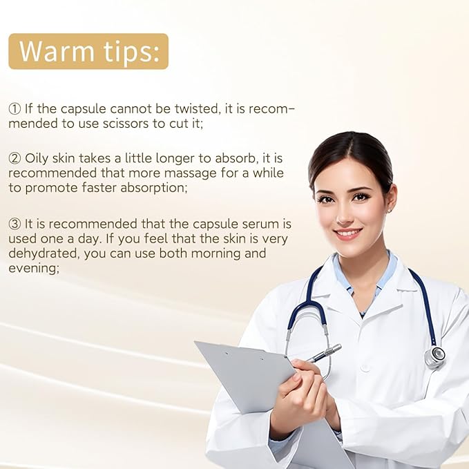 Retinol Collagen Anti-Aging Wrinkle Placenta 48 Capsules Serum,Vitamin C Anti-Wrinkle Aging Placenta Serum 48 Capsules,VC For Morning+VA For Evening