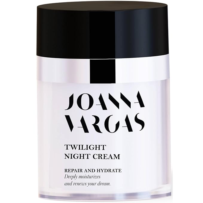 Joanna Vargas Twilight Night Cream Face Moisturizer for Women - Anti Aging Face Cream with Epidermal Growth Factors - Face & Neck Tightening Cream for Aging Skin - Plumping Night Cream with Botanicals