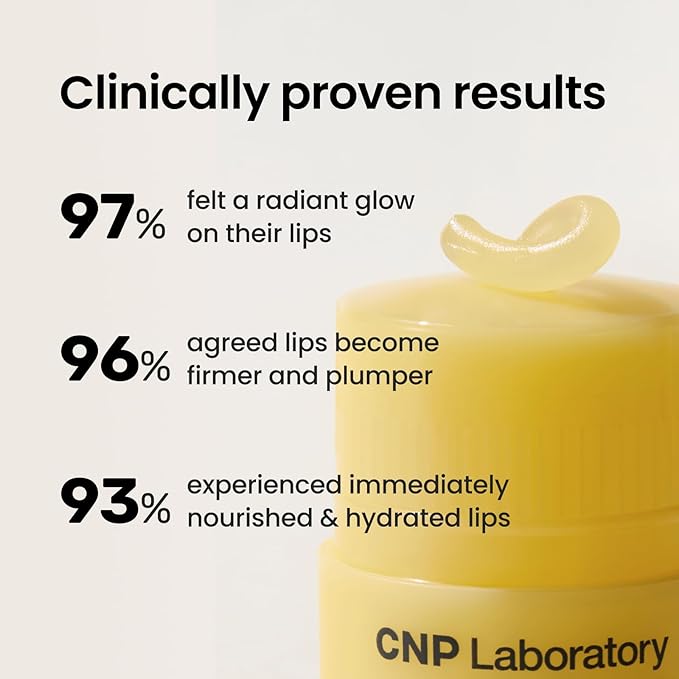 CNP Honey Lip Butter - Propolis Lipcerin™ 01 Original, Hydrating Overnight Manuka Lip Balm & Mask, 12hrs Long-lasting Moisture, Gifts for Women, Korean Skin Care, 0.5 fl.oz.