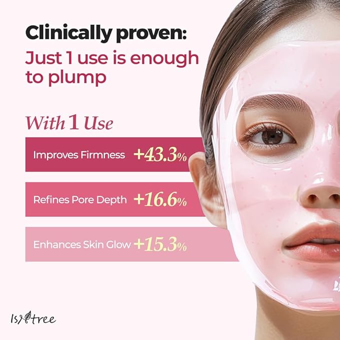 IsNtree Plum Peptide Plumping Gel Mask 30g*4ea