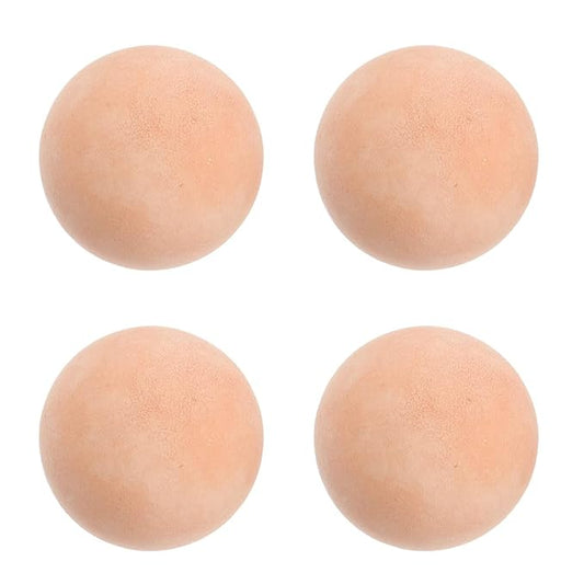 4PCS Volcanic Stone Ball Facial Oil Absorbing Roller, Mini Oil Control Tool for Daily Use, Smooth and Wear-Resistant, Beige, 3.14 * 1.18 * 0.78inch