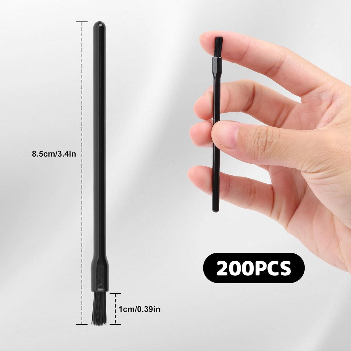 200 Pcs Disposable Nail Polish Brushes for Makeup, Nail Polish Applicator for Women