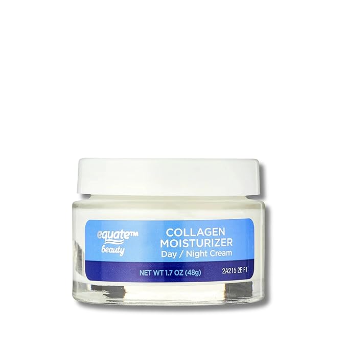 Equate Beauty Collagen Moisturizer Day/Night Cream, Reduce Wrinkles, Face Cream 1.7 oz (Pack of 1)