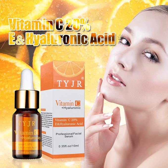 Vitamin C Face Serum - Dark Spot Remover Facial Vitamin C Serum with Hyaluronic Acid, Aloe Vera, & Vitamin E - Anti Aging Face Treatment for Dark Spots, Sun Damage, Fine Lines and Wrinkles