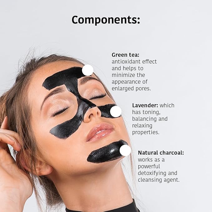 Salicylic Acid Pimple Patches (90 Patches in 5 Packs) + Activated Charcoal Peel-Off Mask (4 Pieces) -Acne Treatment with Tea Tree and Centella Asiatica & Green Tea Peel Off Mask-Total Bundle 10 pieces