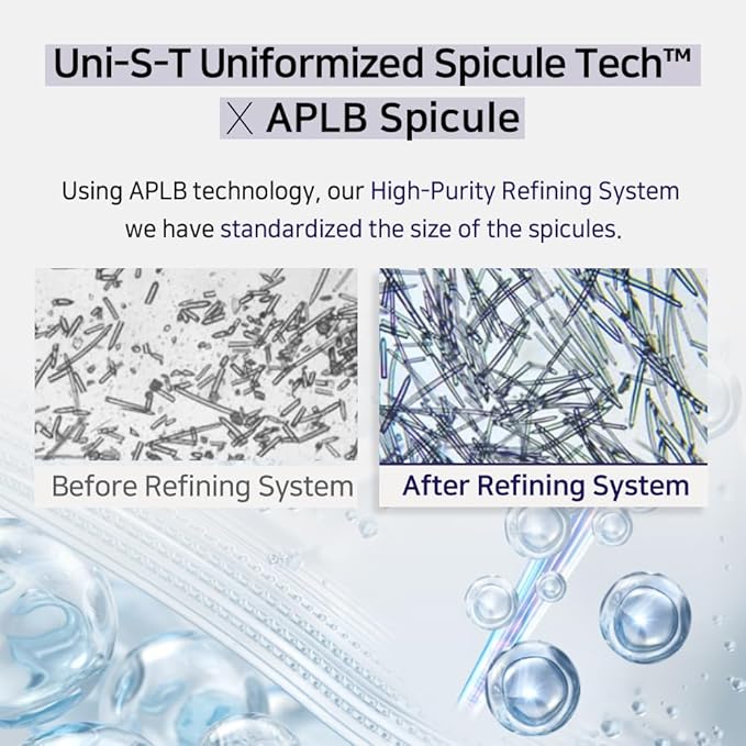 APLB Spicule Collagen Shot 300 Serum | SPICULE COLL SHOT™ 300 1.35 FL.OZ/Korean Skincare, Gentle Exfoliation, Elasticity Care, Long lasting hydration, Revitalize for gentle and improve skin texture