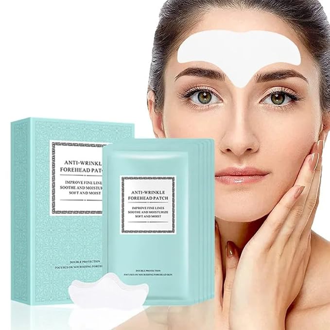 Anti face wrinkle pads overnight smoothing resistant anti-wrinkle patch forehead stickers