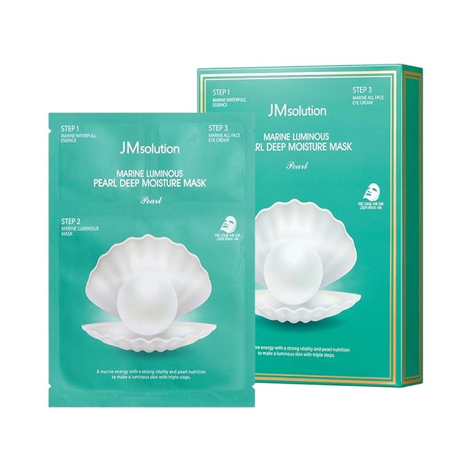 JMsolution Face Mask Bundle - S.O.S Ringer Mask- Marine Luminous Pearl Deep Moisture Mask