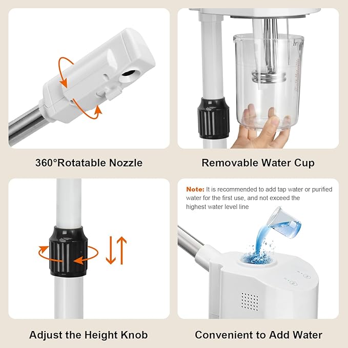 JOSTZHXIN Professional Facial Steamer, Esthetician Face Steamer Hot Mist, Facial Steamer for Home Beauty Salon Spa