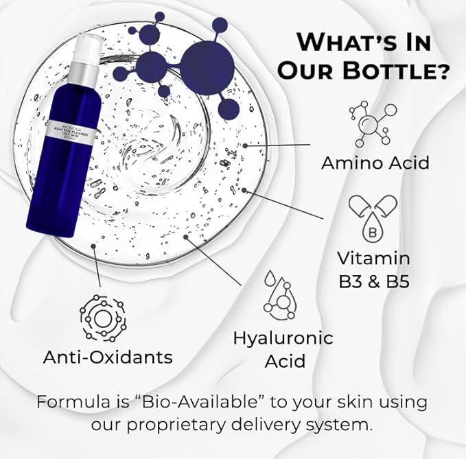 Bioactive Facial Cleanser for Oily Skin, Face Wash Provides a Gentle Deep Clean and Eliminates Excess Oil (4.5 fl oz)