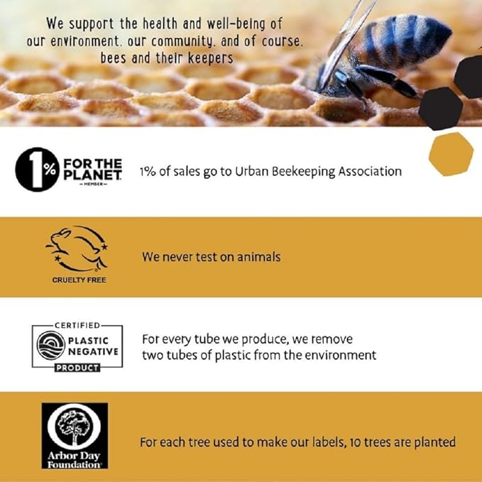 Portland Bee Balm All Natural Handmade Beeswax Based Lip Balm Unscented, Oregon Mint and Rose Assortment 9 Count