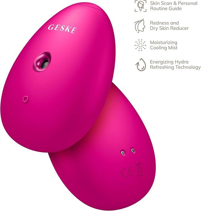 SmartAppGuided™ Facial Hydration Refresher | 4 in 1 | Water Atomizer | Moisturizing Spray Machine | Face Mister | Humidifier for Natural Glow | Reduce Redness & Dry Skin