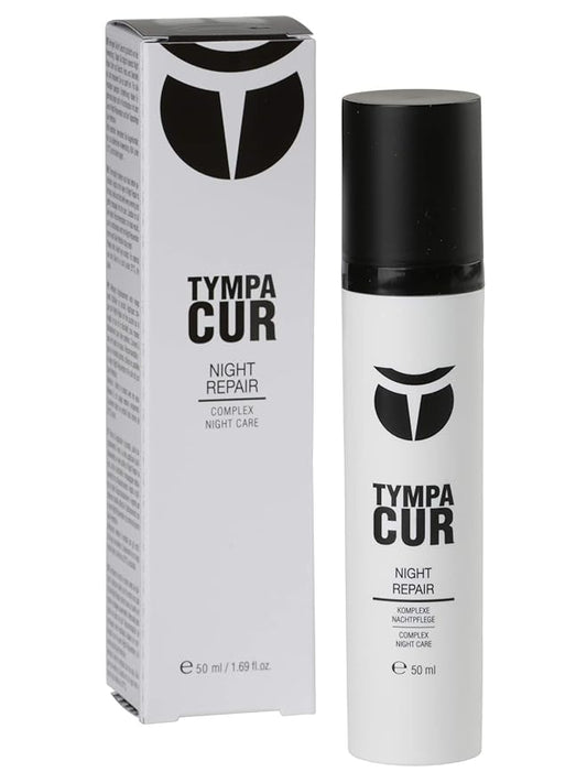 Dermaroller Tympacur Night Repair Face Cream Restores Skin with Myoxinol Hyaluronic Acid Aloe Vera Shea Butter Vitamin A and E Dry Stressed Sensitive Skin is Rejuvenated Overnight oz, 1.7 Ounce