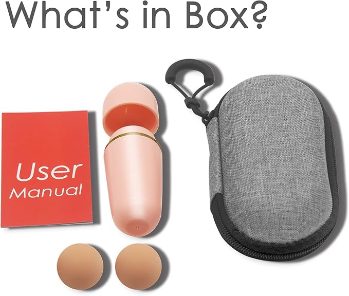 Oil-Absorbing Volcanic Face Roller, with Replaceable Stone Balls & EVA Carry Case, Reusable Facial Skincare Tool for At-Home or On-the-Go Massage, Instant Results Remove Excess Shiny