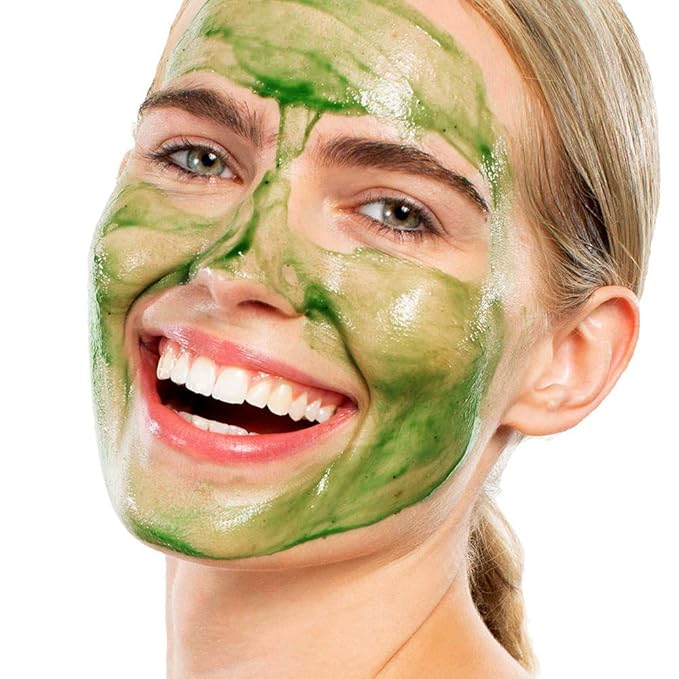 The Brightener with CHLOROPHYLL+ | 10 Minute Plant-Based Rinse-Off Facial Mask for Firmer, Brighter, and Younger-looking Skin | Reduces Fine Lines and Wrinkles | Travel Size (0.5 Oz)