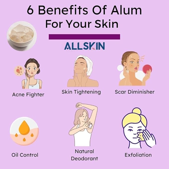 2pcs combo 100% Natural Multani Mitti with 20% Rose Petal Extract and 100% Organic Natural Alum Stone, fitkari | Fuller's Earth Clay