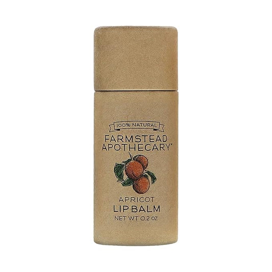 Farmstead Apothecary, Lip Balm Apricot, 0.25 Ounce