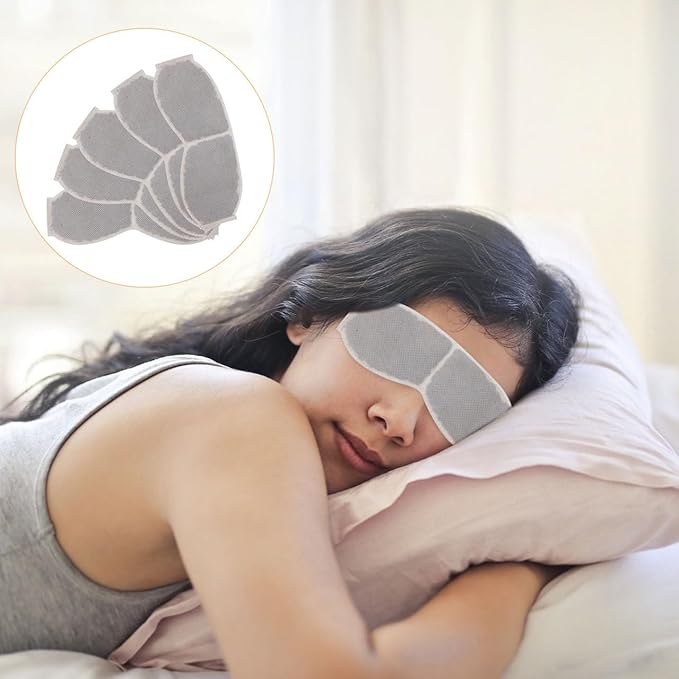 5pcs Eye Mask Moxa Sachets Warm Flower Sachets for Steam Eye Masks Soft Non-Woven Liners for Sleep Promotes Blood Circulation Convenient Storage