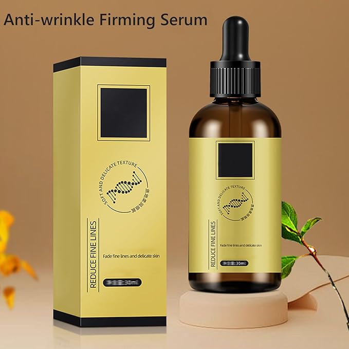 2Pcs Anti-wrinkle Firming Serum, Firm and Plump Face Serum, Anti-Aging Lifting Essence for All Skin Types, Hydrate & Moisturize, Reduce Fine Lines Firms Skin