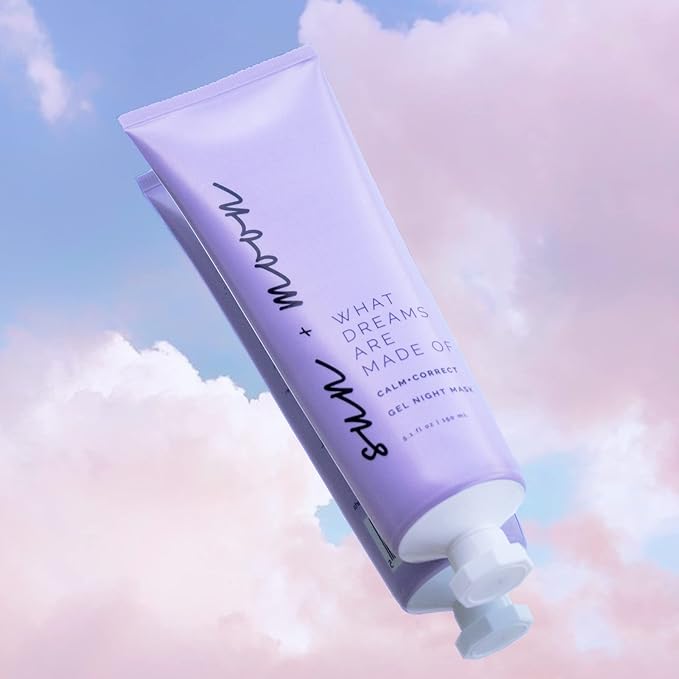 What Dreams Are Made Of Calm + Correct Gel Night Mask with Lavender & Glycolic Acid, 5.1 fl oz