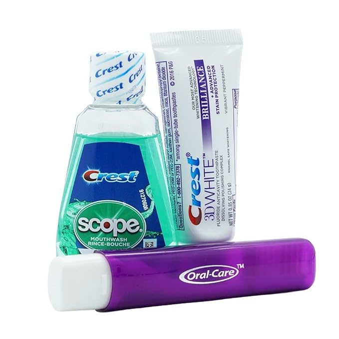 10 Piece Resealable Men's Travel Kit