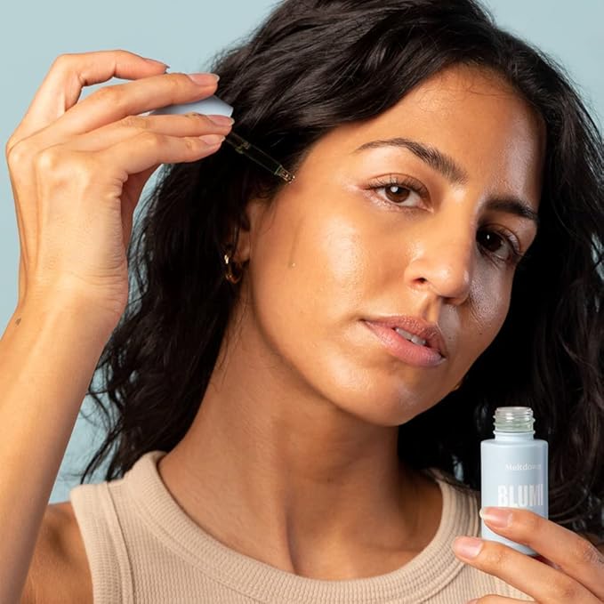 Blume Meltdown Face Oil for Women & Men - Non-Comedogenic Acne Serum with Rosehip Oil, Blue Tansy & Black Cumin Seed - Helps Reduce Redness, Smooth Texture & Hydrate - Cruelty-Free & Vegan (0.5 oz)