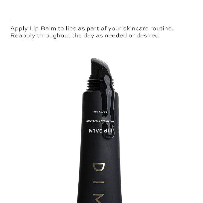 DIME Beauty Lip Balm, Hydrating Lip Balm and Gloss, Vegan & Cruelty-Free, Anti-Aging Lip Care, .5 oz / 15 ml