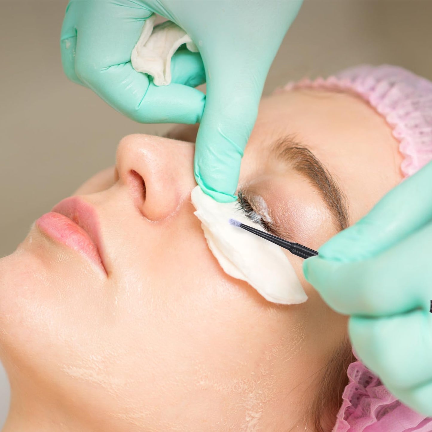 400 Pcs Micro Applicator Brushes,JASSINS Microswabs for eyelash extensions,Disposable 2mm Precision Mascara swab,For Cleaning and Applying Makeup (Black)