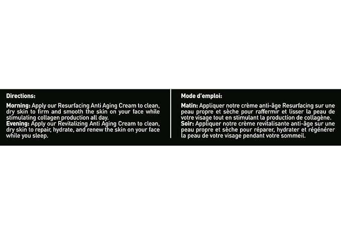 Brickell Men's Day and Night Anti Aging Cream Routine, Natural and Organic, Unscented, Skincare Gift Set