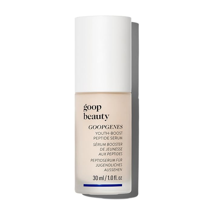 goop Beauty Peptide Serum |Reduces Fine Lines, Wrinkles, & Dark Spots | Peptides, Ceramides, & Niacinamide | Anti Aging Treatment to Improve Firmness & Elasticity | 1 fl oz