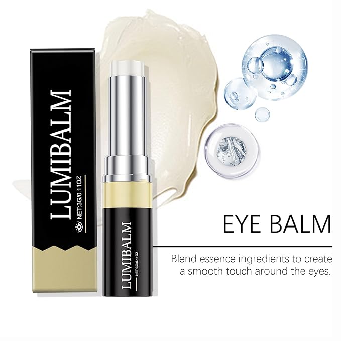 LumiBalm for Under Eye Bags, Under Eye Balm Stick Hydrating, Turmeric Retinol Eye Cream Stick, Eye Bags Serum for Puffy Bags Under Eyes, Erases Eye Bags Within 3-4 Weeks Reduces Fine Lines (2)