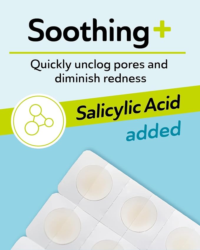 Ultra Invisible Acne Patches Salicylic Acid Acne Patches for Cystic Acne Blemish Patches Hydrocolloid Patches Zit Patches - Day and Night Use UPGRADED (Acne Specialist 96 Count 2 Sizes)