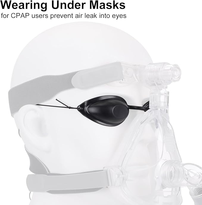 Hydrating Eye Relief Sleep Mask - Prevent Dry Eyes, Air Leak, Best for Sleeping